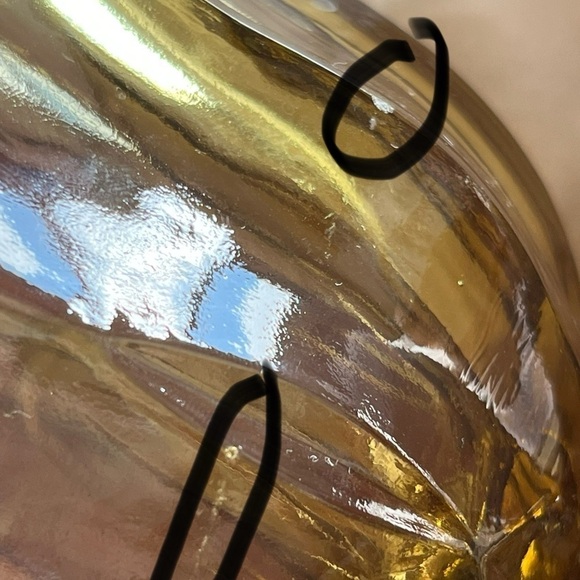 Vintage Amber Honey covered candy dish - Picture 10 of 10